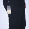 Jean Burberry Coupe Normal en denim stretch confortable Ref-BU09118 ( Noir ) – Image 3